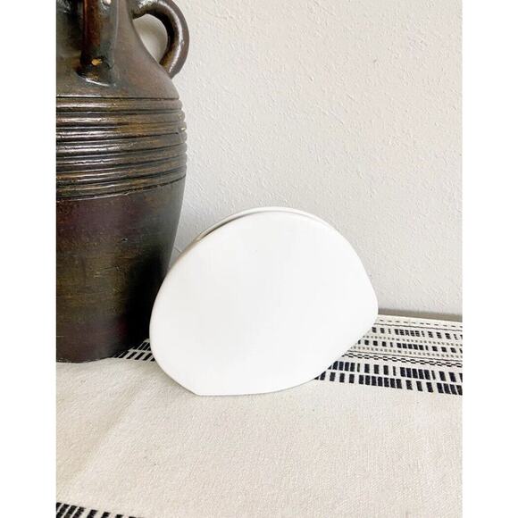 Rare Modernist Ikebana Vase/Vessel by Kyohdoh Japan Yokkaichi Mid-Century - Picture 2 of 7